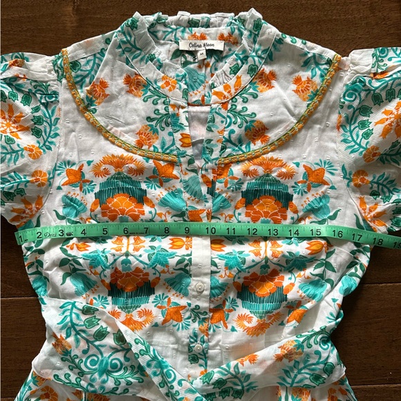 NWT CELINA MOON Be One Pippa midi sash short sleeve size M with pockets - Picture 10 of 11